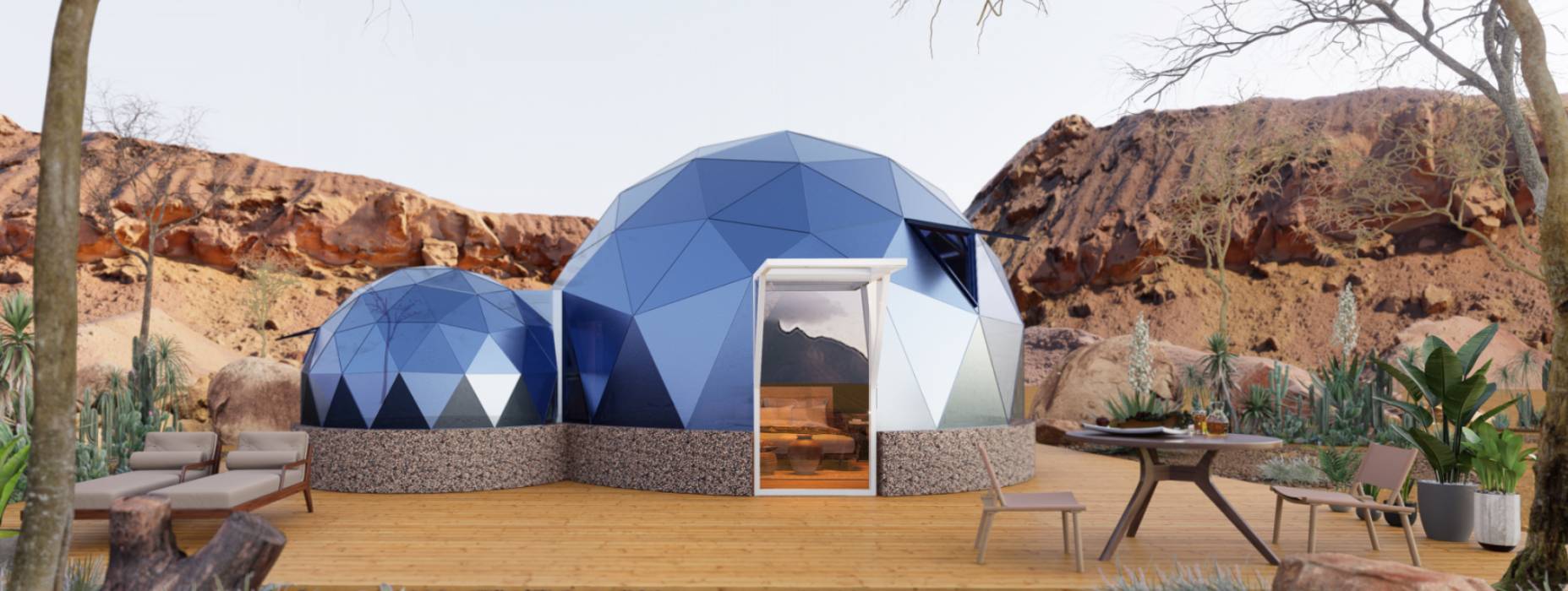 瑞金市球形智能光伏玻璃星空房